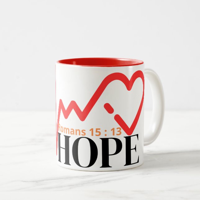 Tasse-Hope Zweifarbige Tasse (VorderseiteRechts)