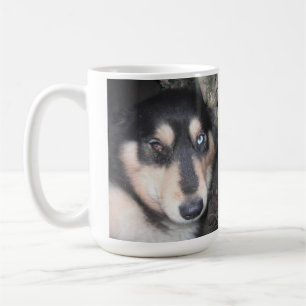 Tasse Husky Ein blaues Auge ein braunes Auge