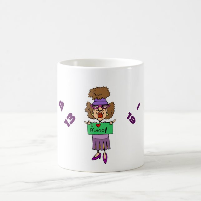 Tasse/I Liebe Bingo Tasse (Mittel)