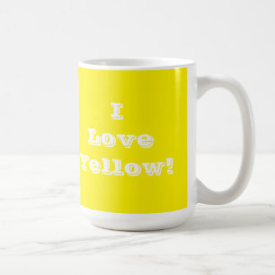 Tasse I Liebe Gelb