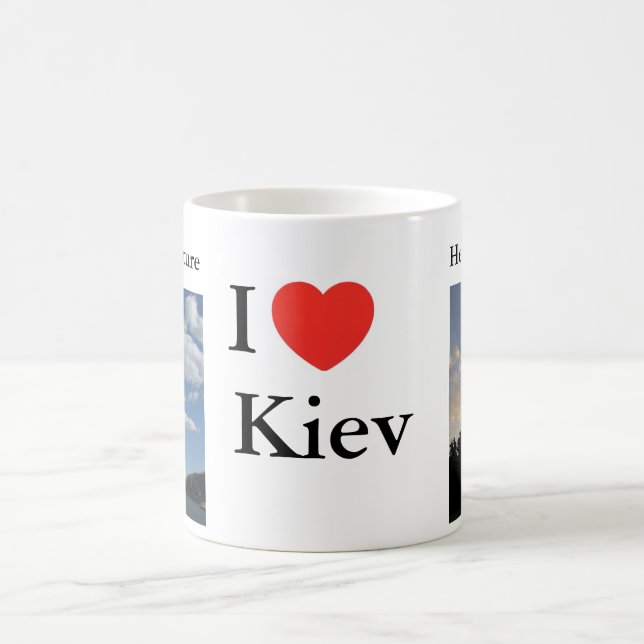Tasse. I Liebe Kiew. Ukraine Tasse (Mittel)