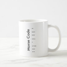 Tasse "I Liebe You" (Morse Code)