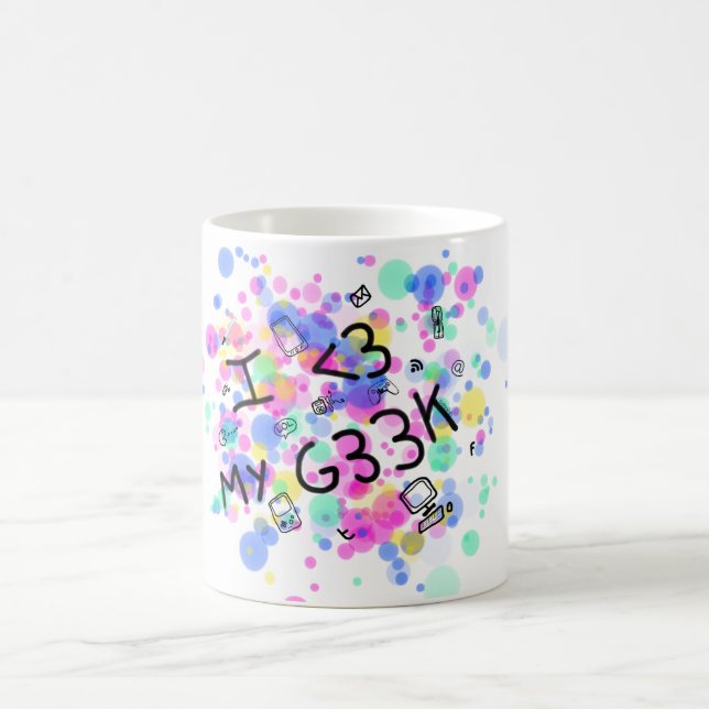 Tasse I love my geek (Mittel)