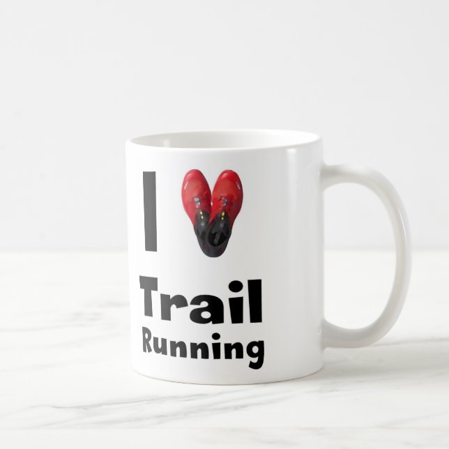 Tasse „I love Trail Running " (Rechts)