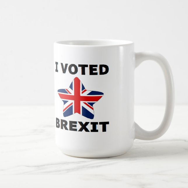 Tasse I stimmte für Brexit (Rechts)