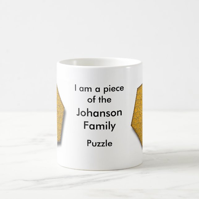Tasse - Ich bin ein Teil des ___ Family Puzzles (Mittel)