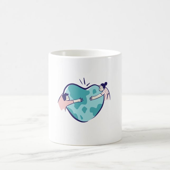 Tasse ich liebe dich Welt (Mittel)