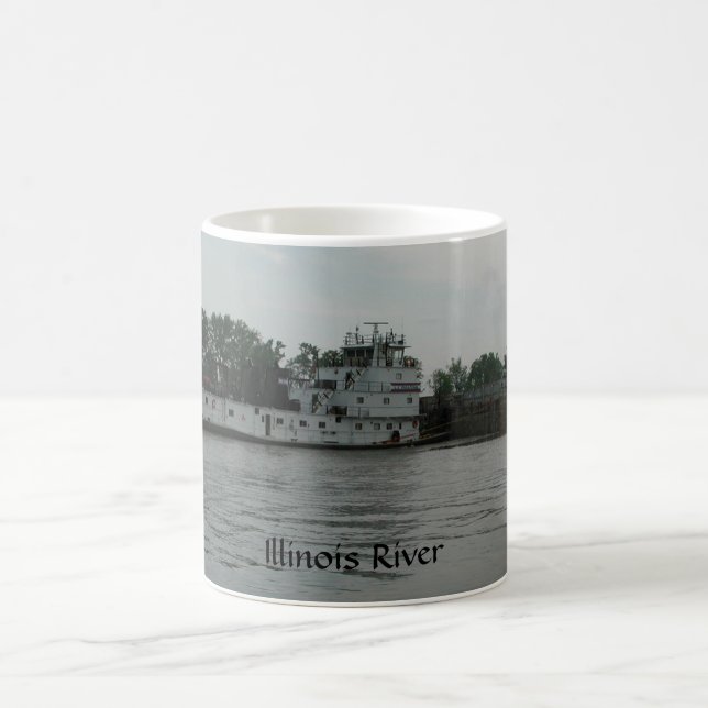 Tasse Illinois-Flusstowboat-LJ Sullivan durch Janz (Mittel)