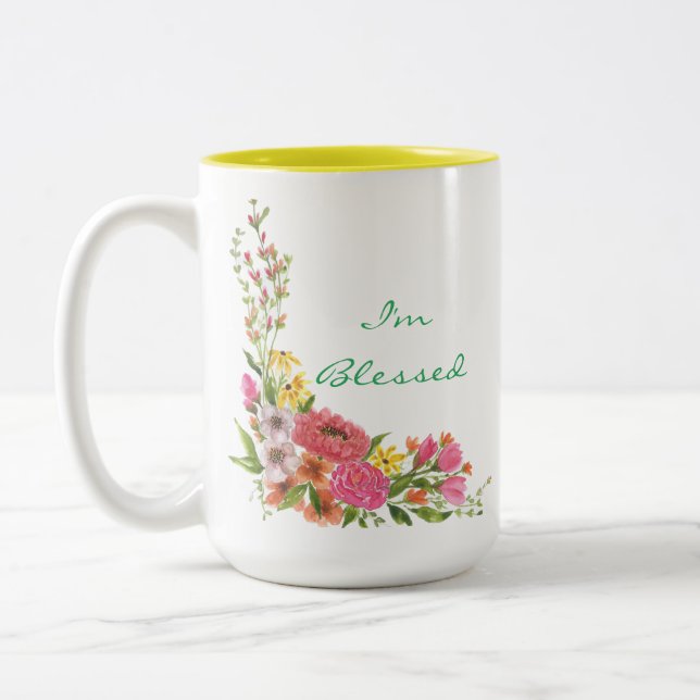 Tasse "I'm Blessed" (Links)