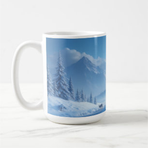 Tasse im Froststil