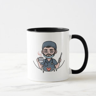 Tasse im medizinischen Stil (männliche Version)