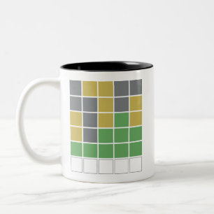 Tasse im Raster von Word-Puzzles