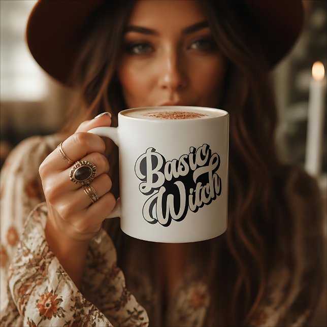 Tasse im Retro-Basic-Hexenstil (Von Creator hochgeladen)