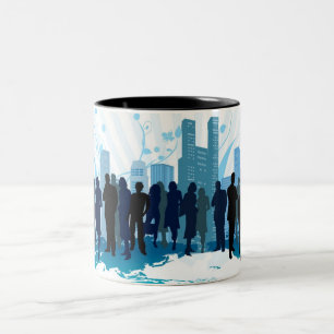 Tasse in der Stadt