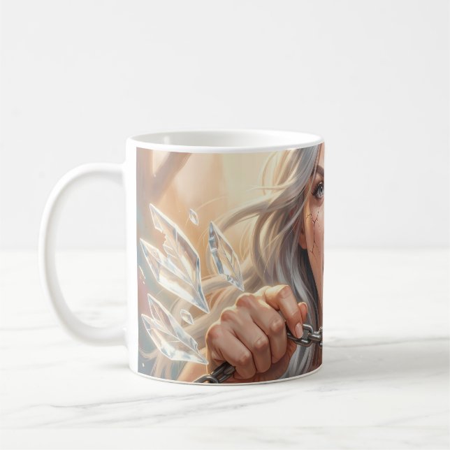 Tasse 'Innere Stärke befreien' (Links)