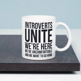 Tasse 'Introvertierte vereinigt euch'