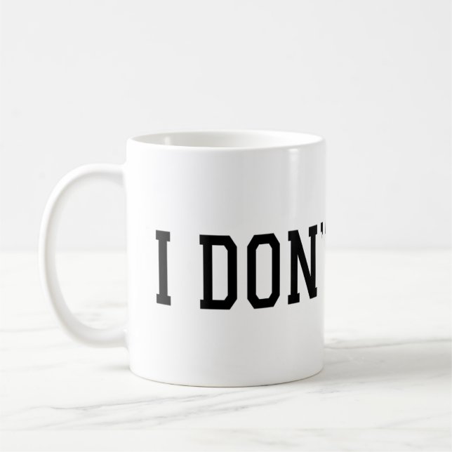 Tasse ist mir egal - Funny Sarcastic Coffee Cup (Links)