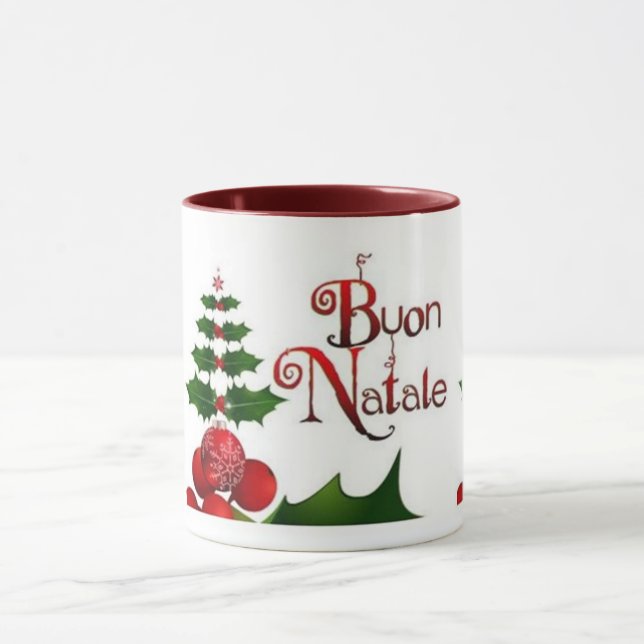 TASSE "ITALIENISCHE CHRISTMAS BUON NATALE" (Zentrum)