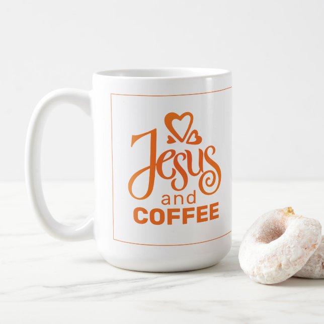 TASSE JESUS UND KAFFEE (Mit Donut)