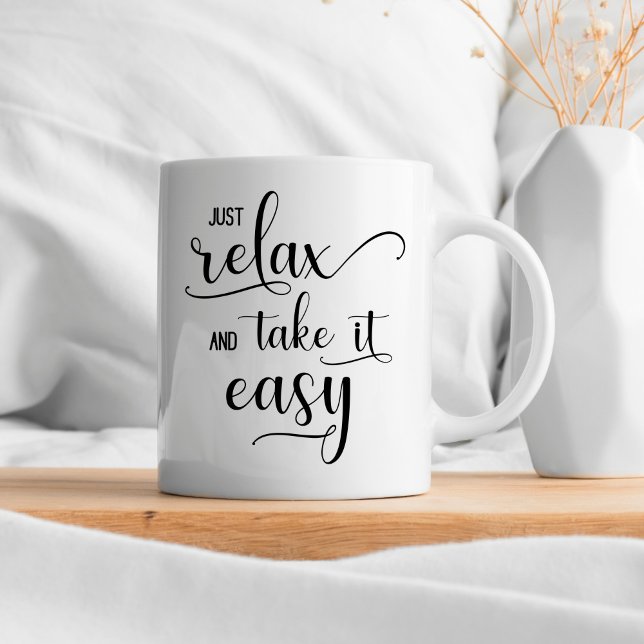 Tasse "just relax" (Von Creator hochgeladen)