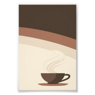 Tasse Kaffee im Retro-Stil Fotodruck