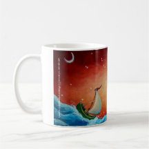 Tasse, Kaffee, Segeln, Welle, Vogel