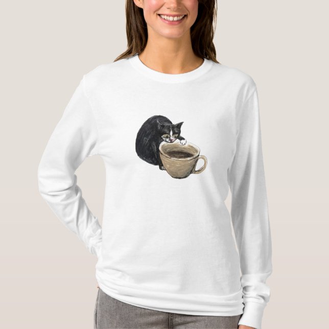 Tasse Kaffee T-Shirt (Vorderseite)