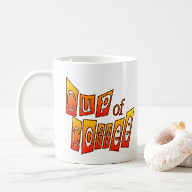 Tasse Kaffee Tasse (Mit Donut)