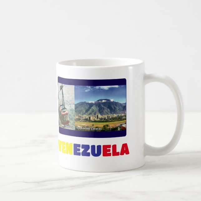 Tasse Kaffee Tasse I Liebe Venezuela, kundenspezif (Rechts)