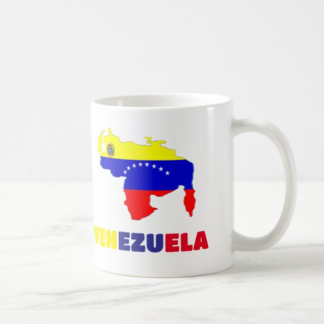 Tasse Kaffee Tasse I Liebe Venezuela, kundenspezif (Rechts)