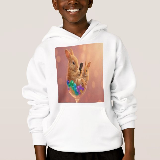 Tasse Kaninchen Hoodie (Vorderseite)