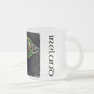 Tasse, keltischer Knoten, Irland, bunt Mattglastasse