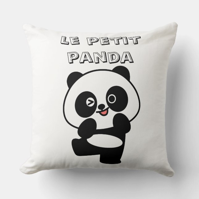Tasse Kleiner Panda  Kissen (Vorderseite)