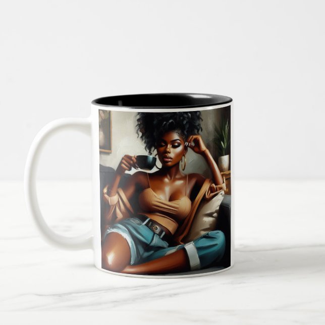 Tasse "Koffein und Vertrauen" (Links)