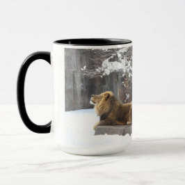 Tasse König im Schnee