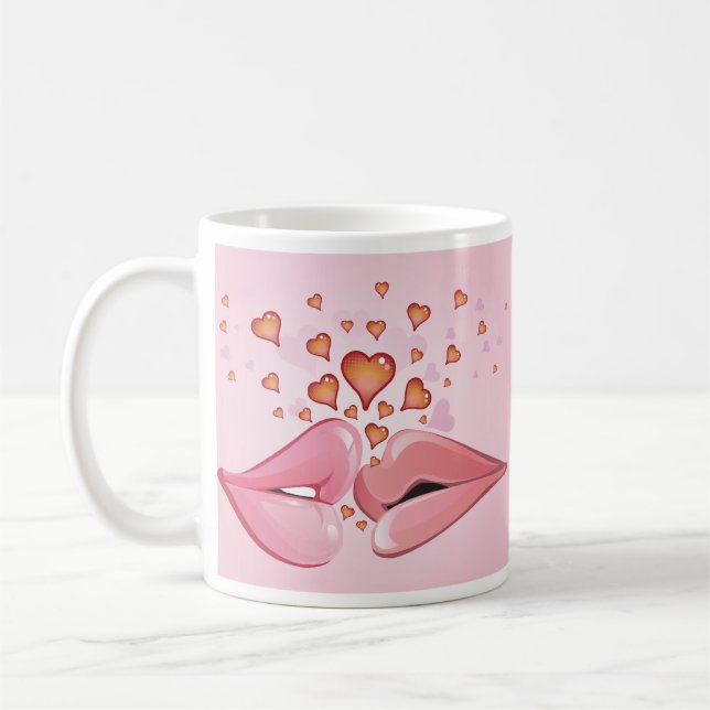 Tasse Küssen der Lippen (Links)