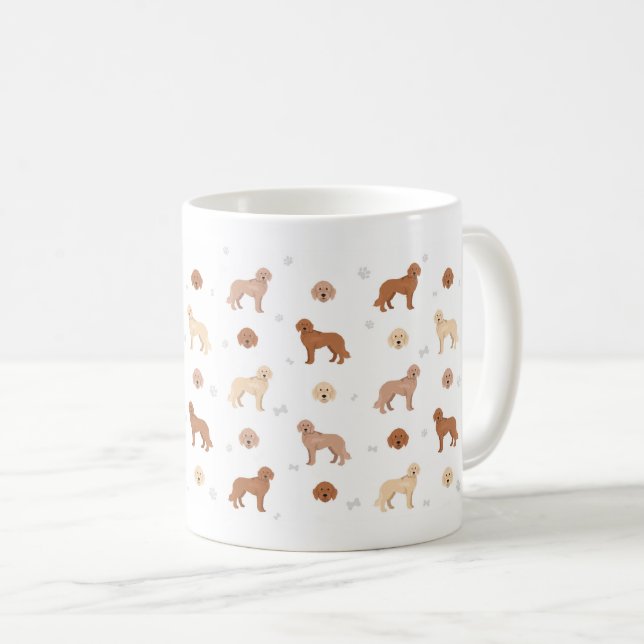 Tasse Labradoodle, ein Geschenk für Hundefreunde (VorderseiteRechts)