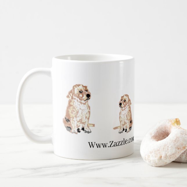 Tasse: Labrador Retriever Kaffeetasse (Mit Donut)