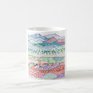 Tasse. Land Layers Design  Kaffeetasse