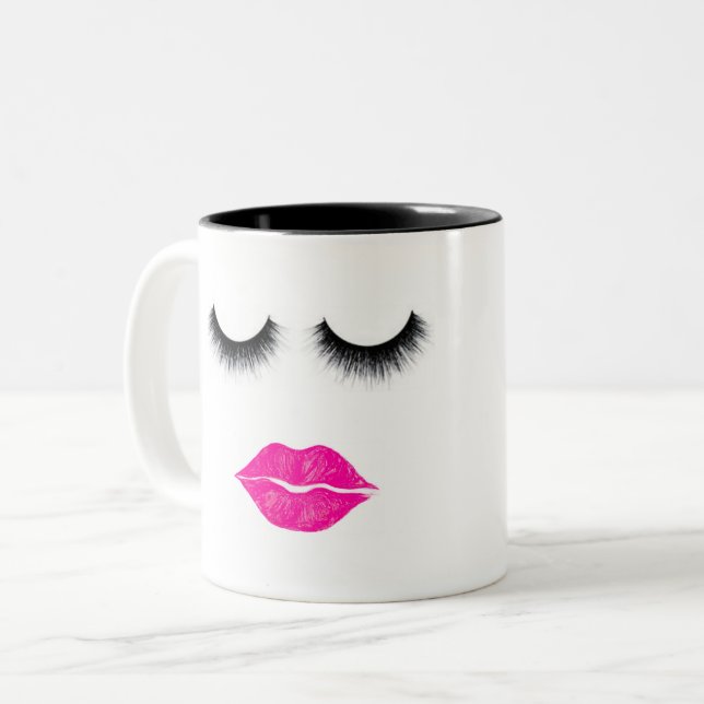 Tasse Lash & Lips (Vorderseite Links)