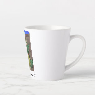 Tasse Latte-fun-Foto von Augie the Turtle