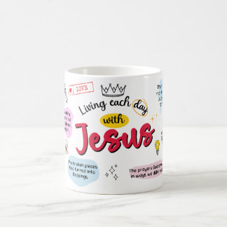 Tasse 'Lebe jeden Tag mit Jesus'