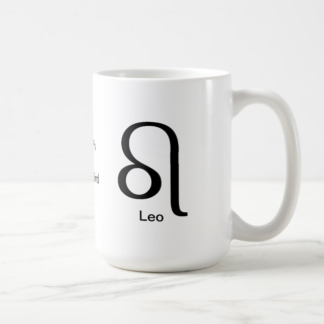 Tasse - Leo Glyph (Rechts)