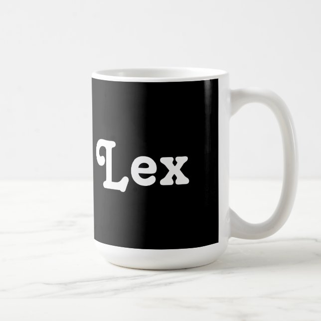 Tasse Lex (Rechts)