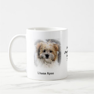 Tasse Lhasas Apso - mit zwei Bildern und einem