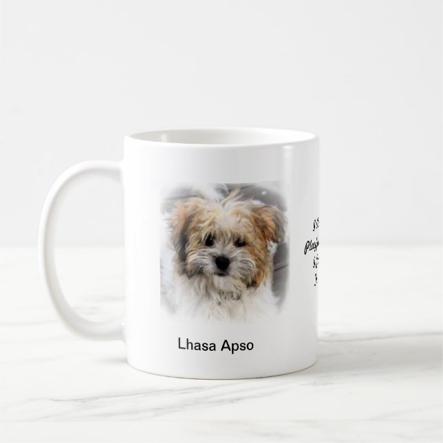Tasse Lhasas Apso - mit zwei Bildern und einem (Links)