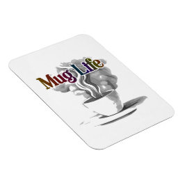 Tasse Life: Flexibles Foto Magnet
