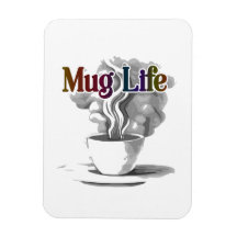 Tasse Life: Flexibles Foto Magnet