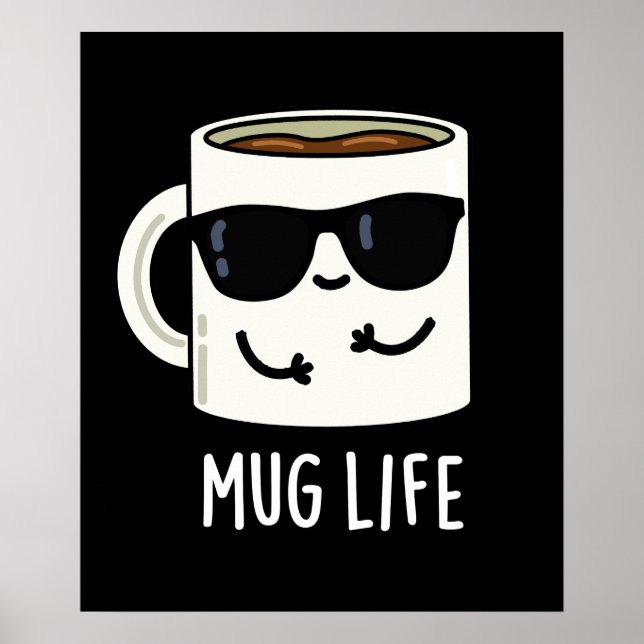 Tasse Life Funny Mug Puff Poster (Vorne)