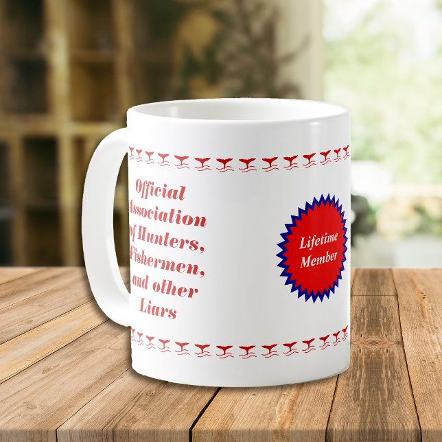 Tasse Lifetime Member Sportsman Liars Club (Von Creator hochgeladen)